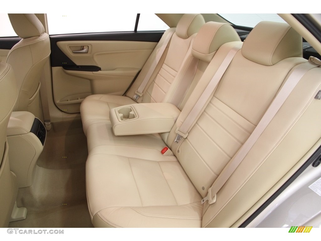 2015 Camry XLE V6 - Creme Brulee Mica / Almond photo #25