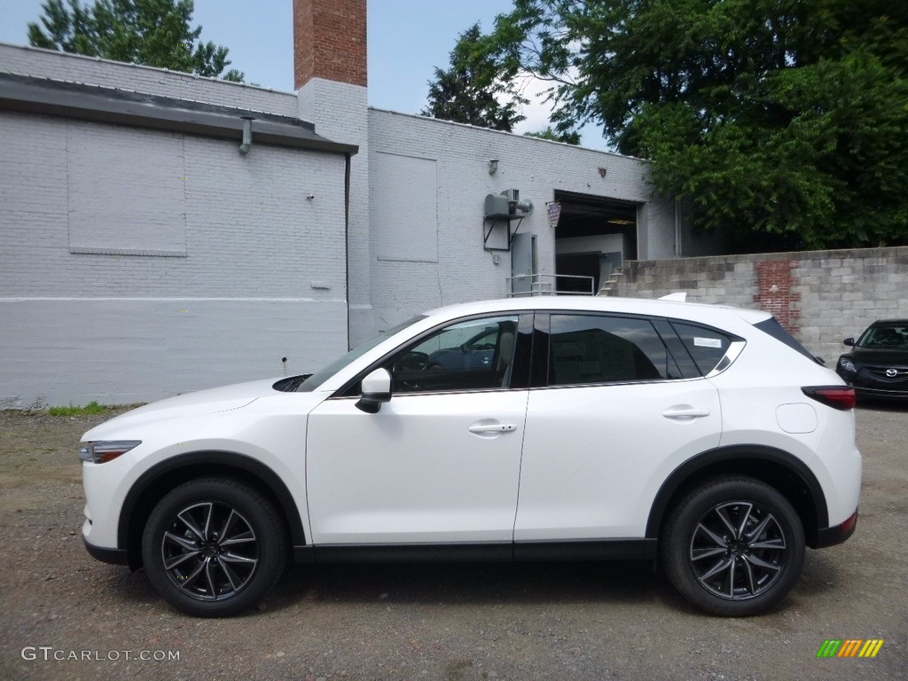 2017 CX-5 Grand Touring AWD - Crystal White Pearl / Parchment photo #3