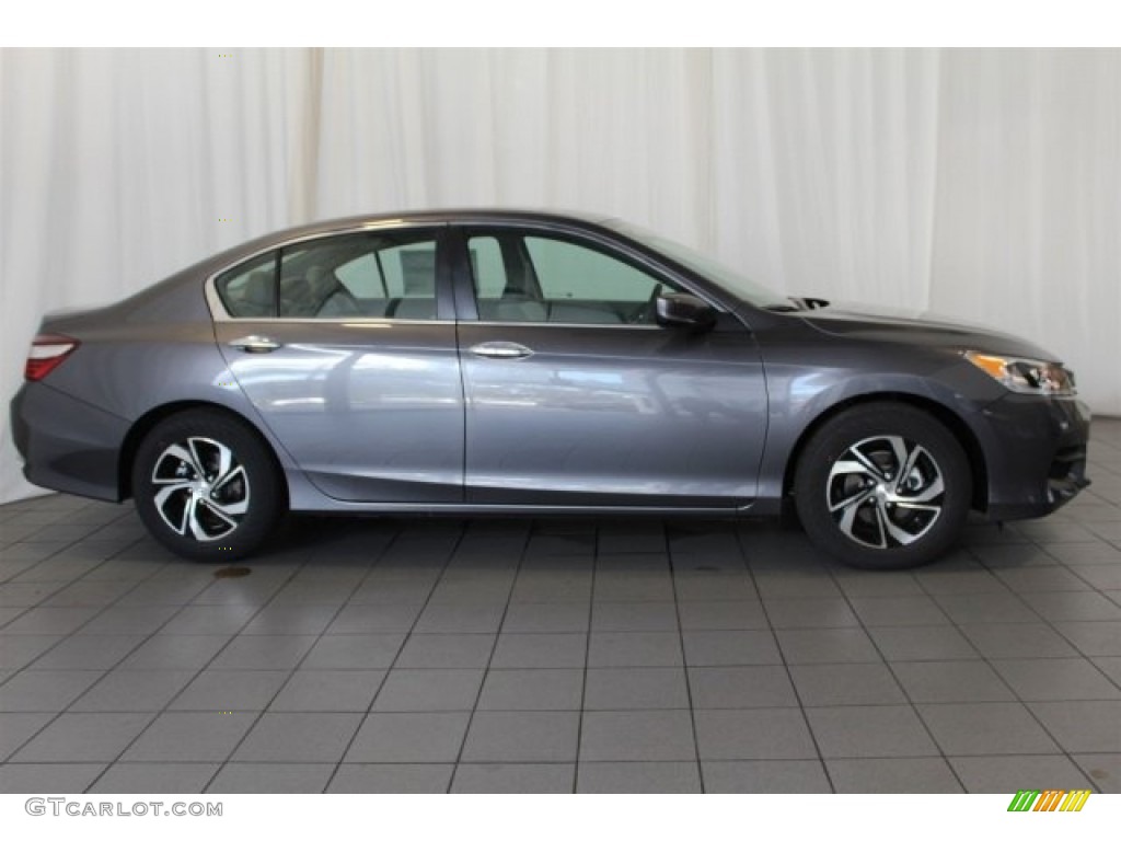 2017 Accord LX Sedan - Modern Steel Metallic / Gray photo #3