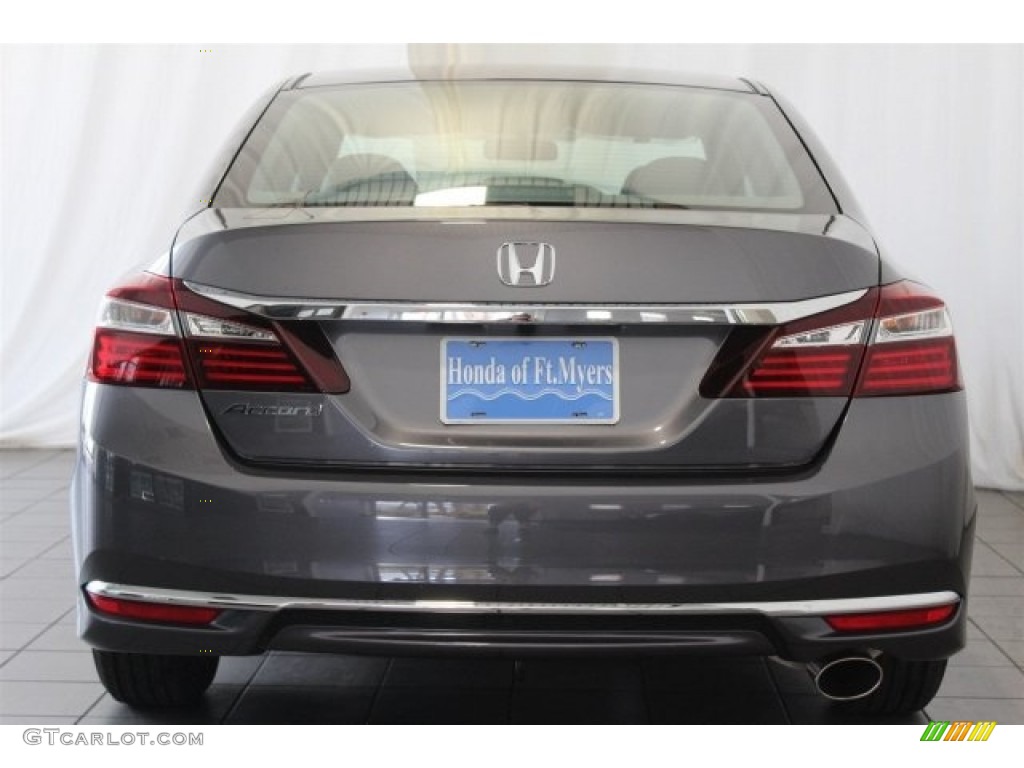 2017 Accord LX Sedan - Modern Steel Metallic / Gray photo #6