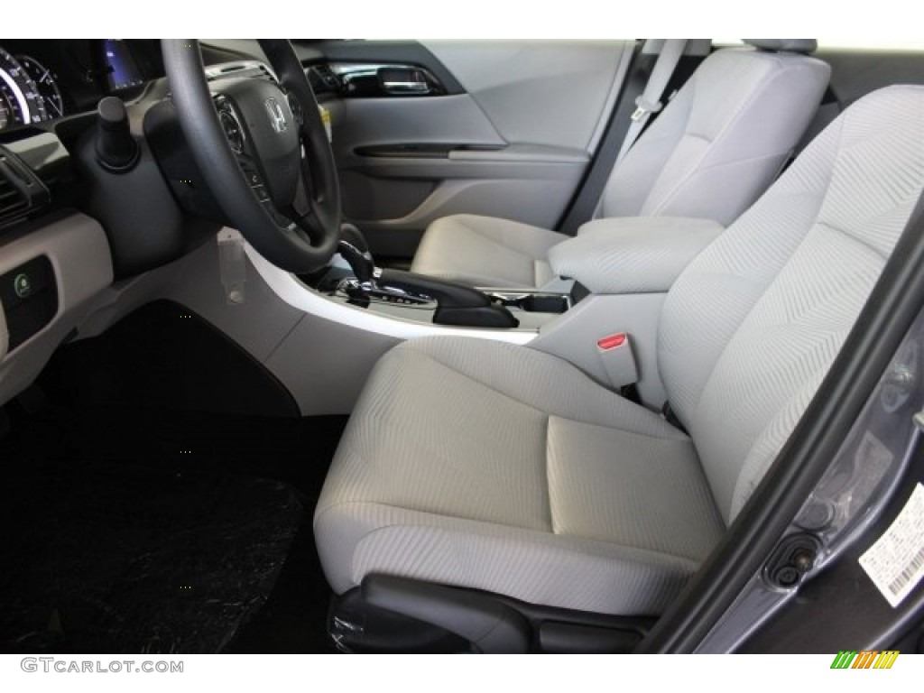 2017 Accord LX Sedan - Modern Steel Metallic / Gray photo #9