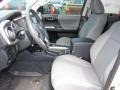 Cement Gray Front Seat Photo for 2017 Toyota Tacoma #121043561