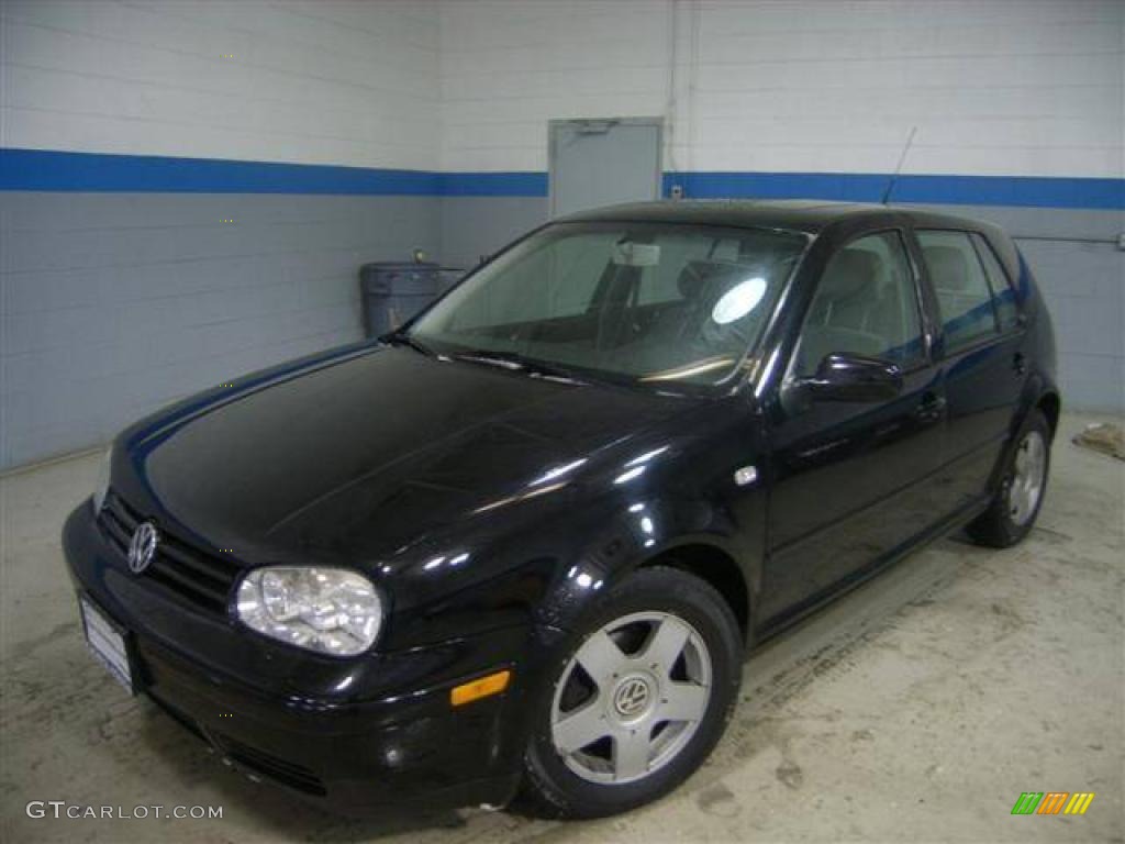 2001 Black Volkswagen Golf Gls 1 8t 4 Door 1191788