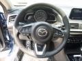 2017 Mazda MAZDA3 Black Interior Steering Wheel Photo