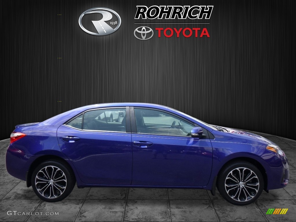 2014 Corolla S - Blue Crush Metallic / Steel Blue photo #2