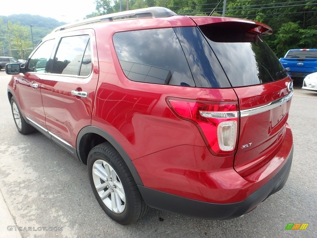 2014 Explorer XLT 4WD - Ruby Red / Medium Light Stone photo #5