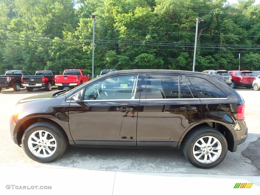 2014 Edge Limited - Kodiak Brown / Charcoal Black photo #6