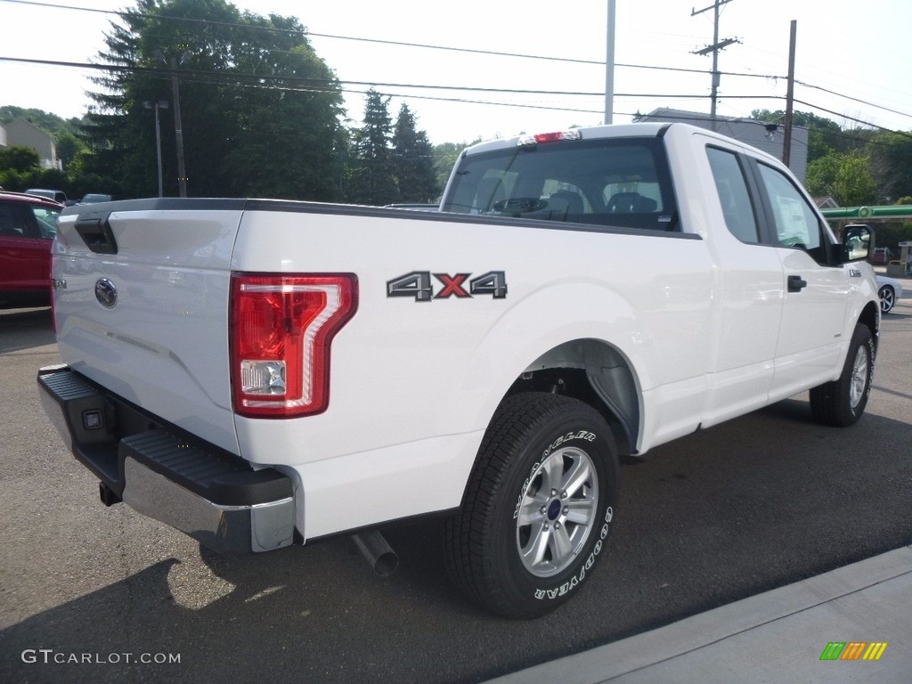 2017 F150 XL SuperCab 4x4 - Oxford White / Earth Gray photo #6