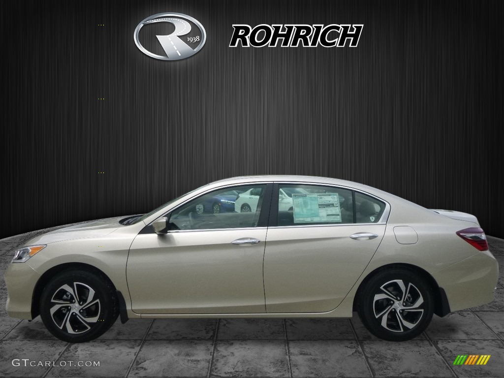 2017 Accord LX Sedan - Champagne Frost Pearl / Ivory photo #3