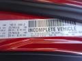 PR4: Flame Red 2017 Ram 4500 Tradesman Regular Cab 4x4 Chassis Color Code
