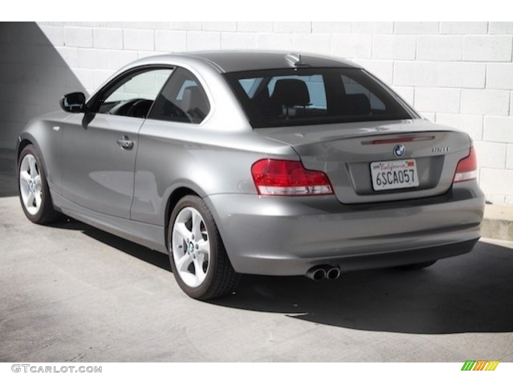 2011 1 Series 128i Coupe - Space Gray Metallic / Black photo #2