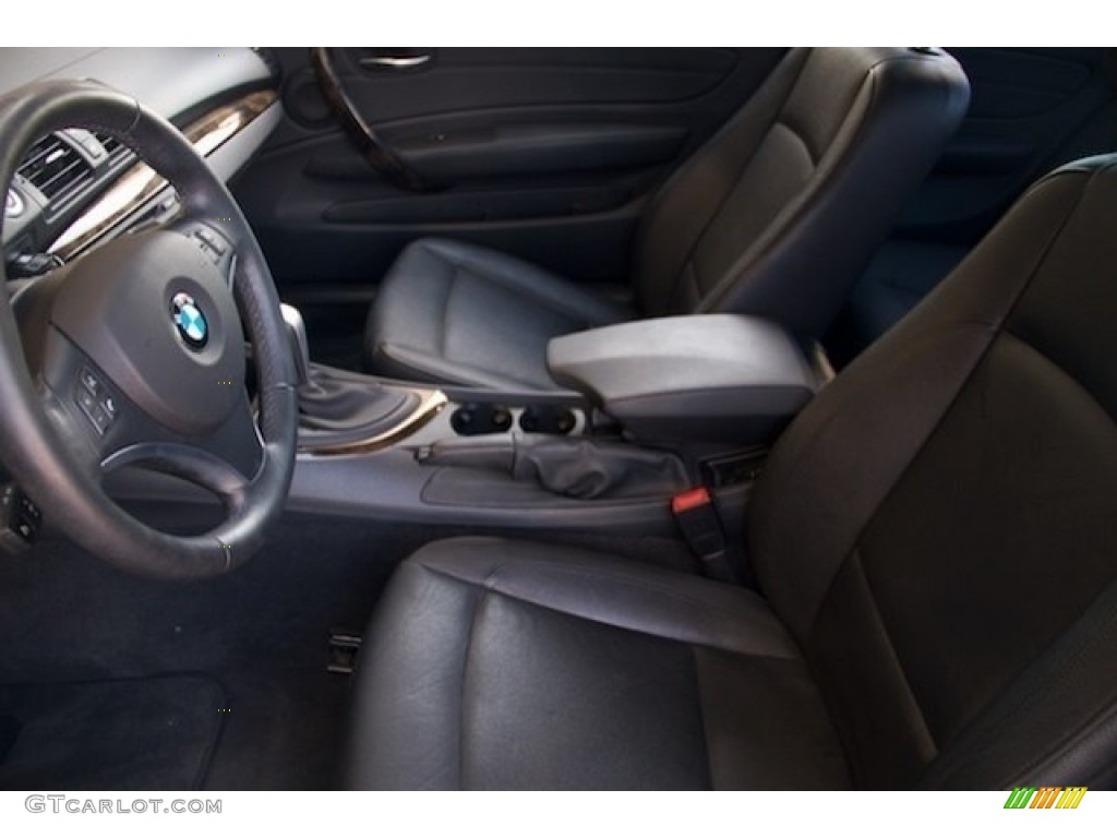 2011 1 Series 128i Coupe - Space Gray Metallic / Black photo #3