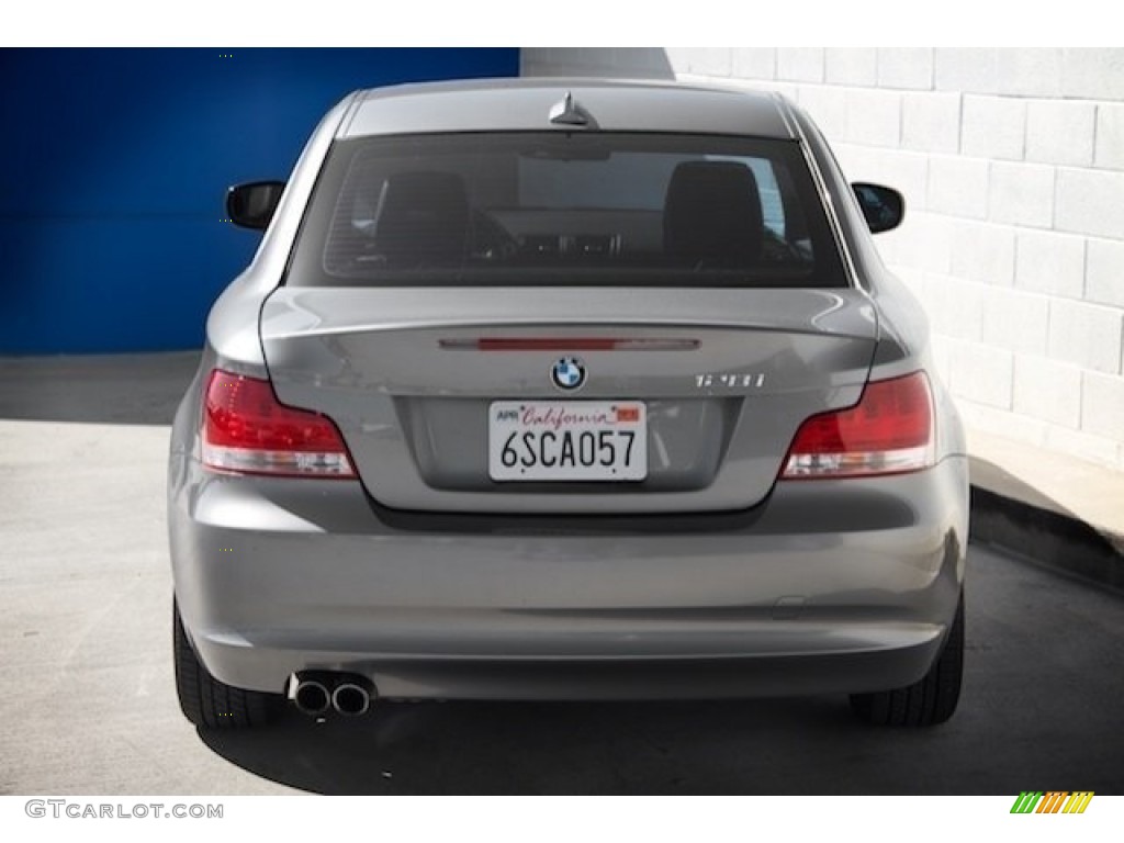 2011 1 Series 128i Coupe - Space Gray Metallic / Black photo #9