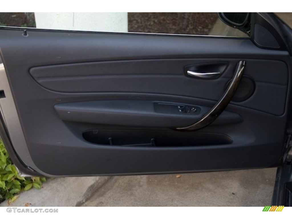 2011 1 Series 128i Coupe - Space Gray Metallic / Black photo #18