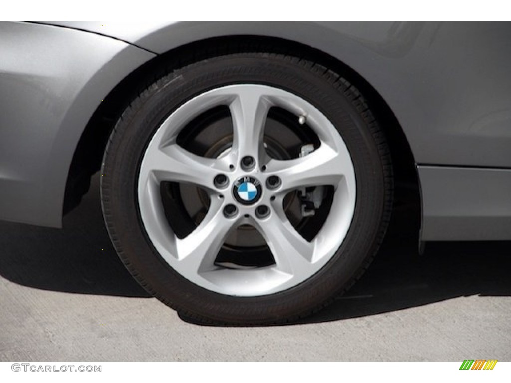 2011 1 Series 128i Coupe - Space Gray Metallic / Black photo #21
