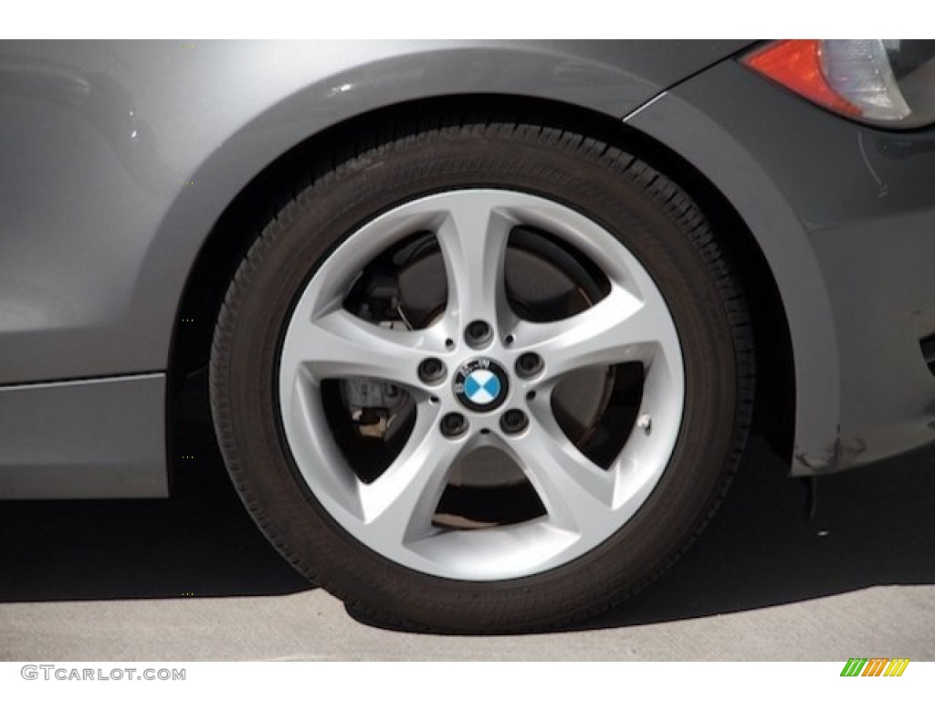 2011 1 Series 128i Coupe - Space Gray Metallic / Black photo #22
