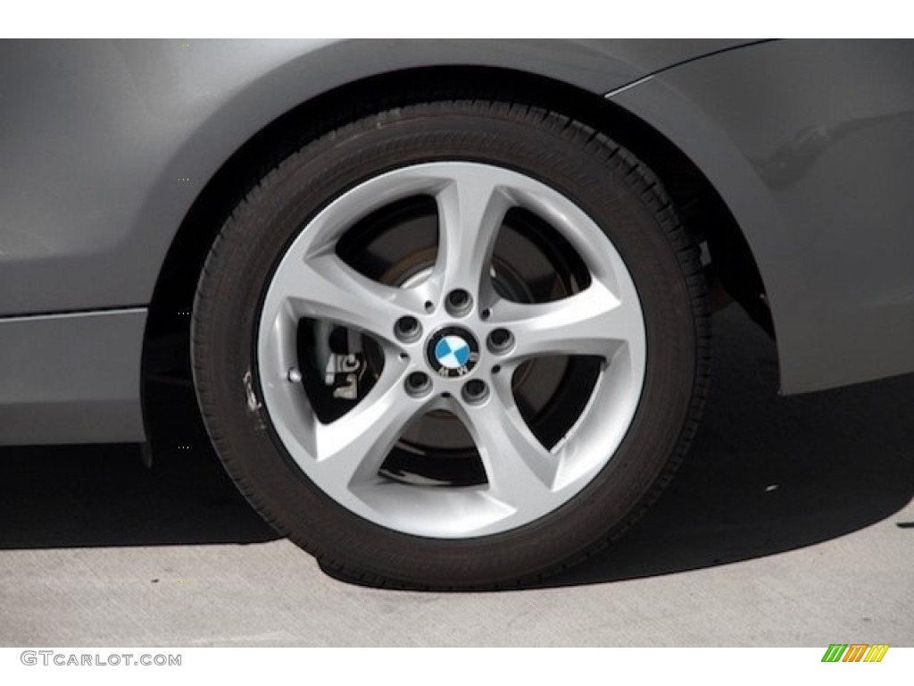 2011 1 Series 128i Coupe - Space Gray Metallic / Black photo #23