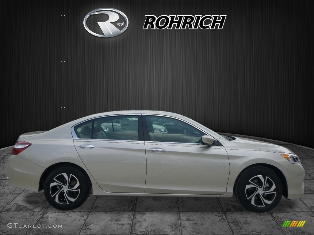 2017 Accord LX Sedan - Champagne Frost Pearl / Ivory photo #2