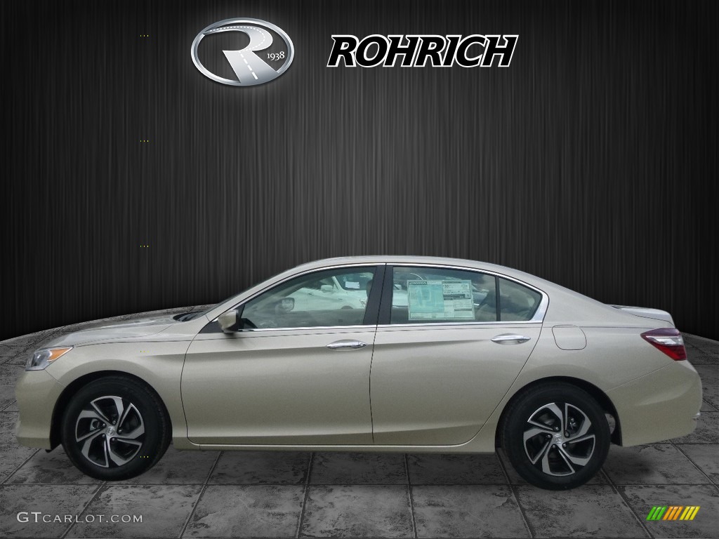 2017 Accord LX Sedan - Champagne Frost Pearl / Ivory photo #3