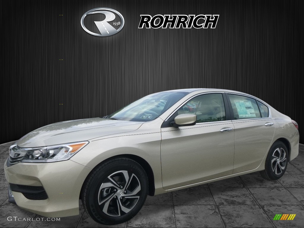 2017 Accord LX Sedan - Champagne Frost Pearl / Ivory photo #4
