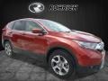 2017 Basque Red Pearl II Honda CR-V EX AWD  photo #1