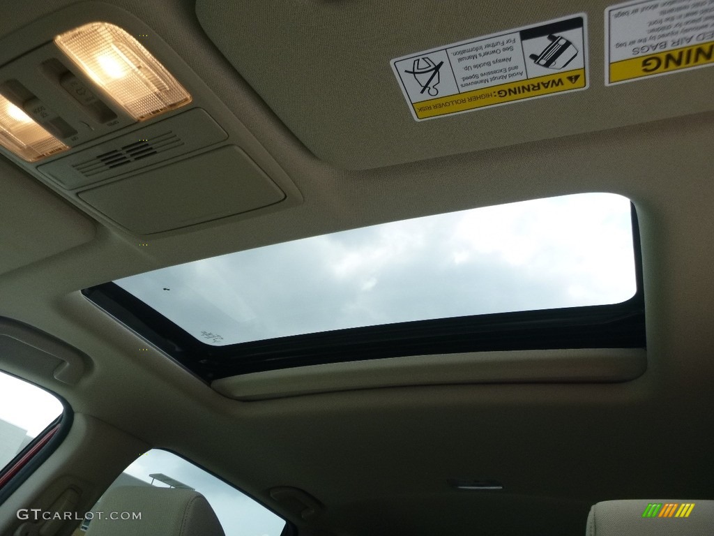 2017 CR-V EX AWD - Basque Red Pearl II / Ivory photo #11