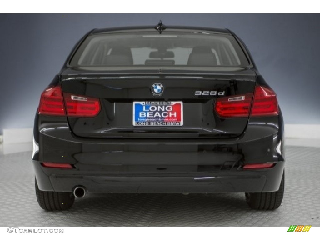 2014 3 Series 328d Sedan - Jet Black / Black photo #3