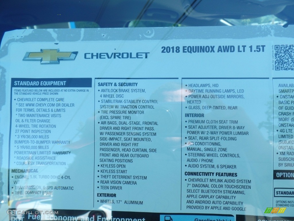 2018 Equinox LT AWD - Pepperdust Metallic / Jet Black photo #53