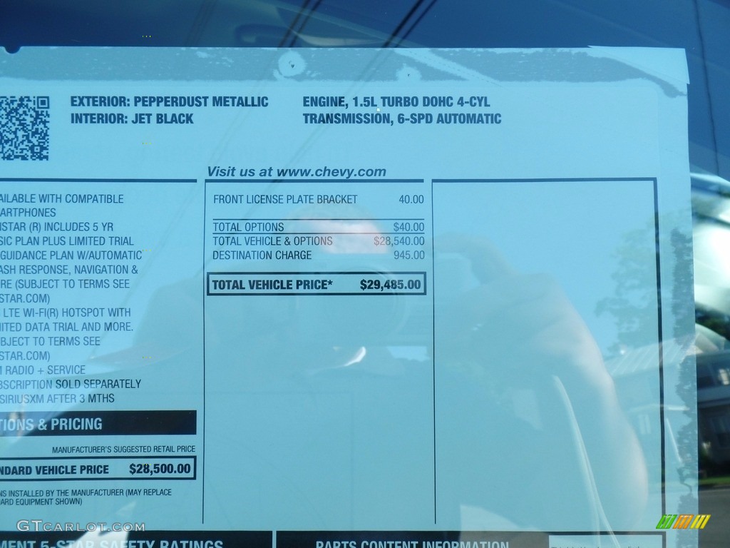 2018 Equinox LT AWD - Pepperdust Metallic / Jet Black photo #54