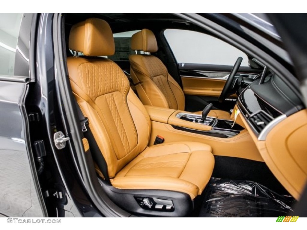 Cognac Interior 2018 BMW 7 Series 750i Sedan Photo #121057253