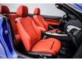  2017 2 Series M240i Convertible Coral Red Interior