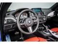 2017 BMW 2 Series Coral Red Interior Dashboard Photo