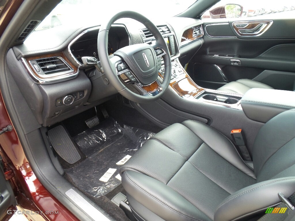 Ebony Interior 2017 Lincoln Continental Select AWD Photo #121059026