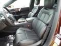 2017 Lincoln Continental Ebony Interior Front Seat Photo