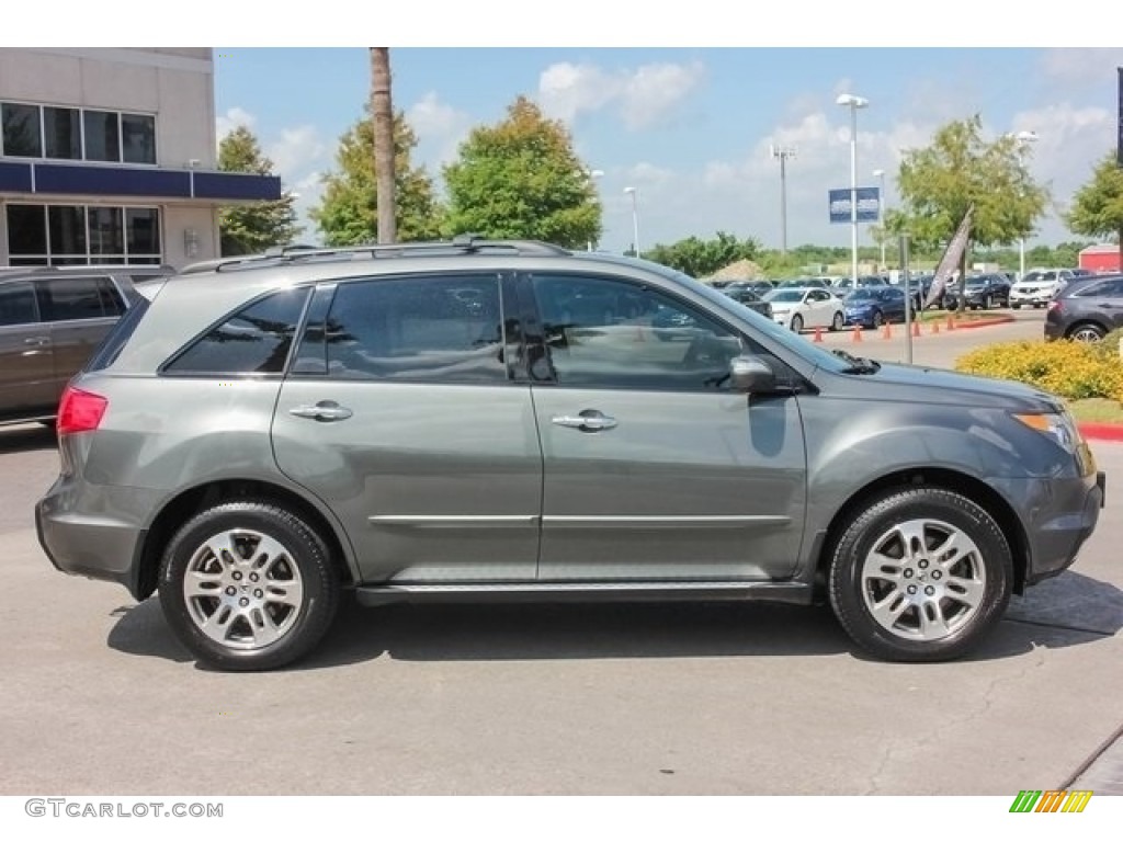 2007 MDX Technology - Nimbus Gray Metallic / Ebony photo #8