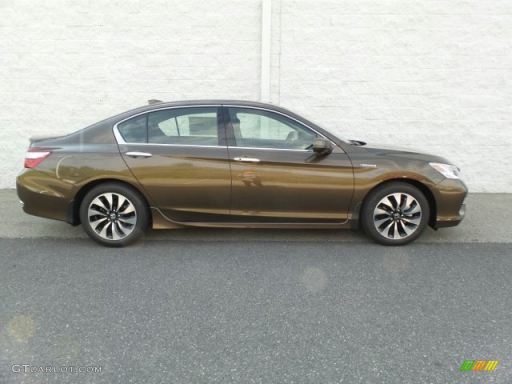 2017 Accord Hybrid Touring Sedan - Mandarin Gold Metallic / Black photo #2