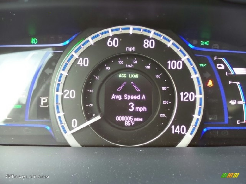 2017 Accord Hybrid Touring Sedan - Mandarin Gold Metallic / Black photo #20