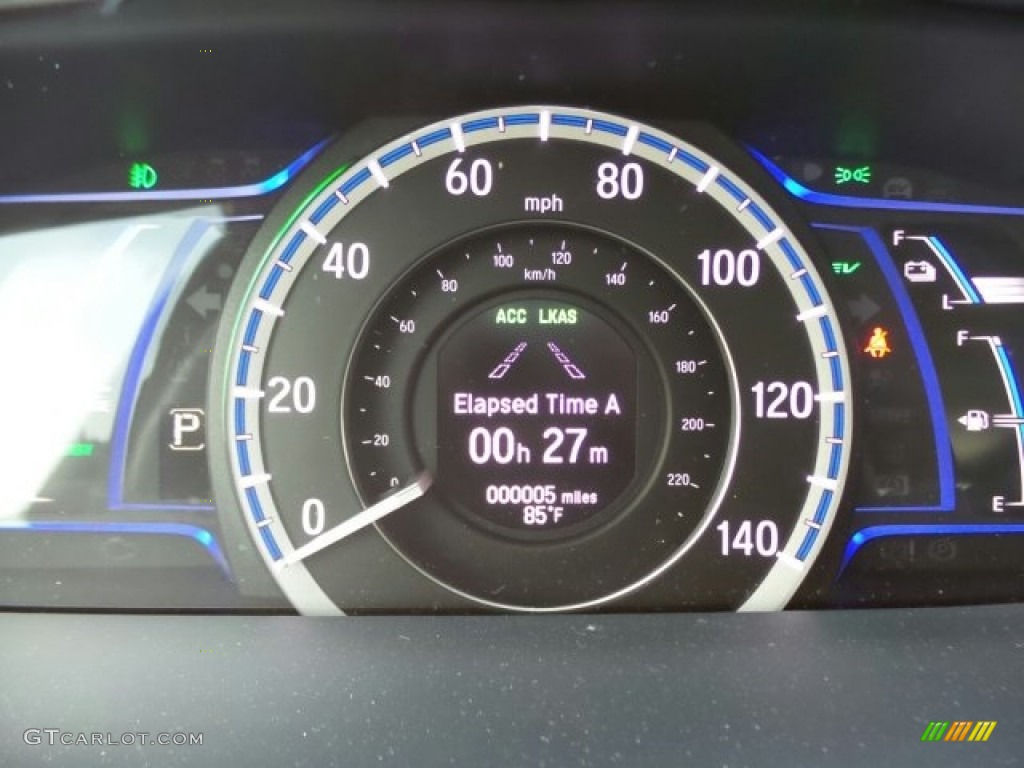 2017 Accord Hybrid Touring Sedan - Mandarin Gold Metallic / Black photo #21