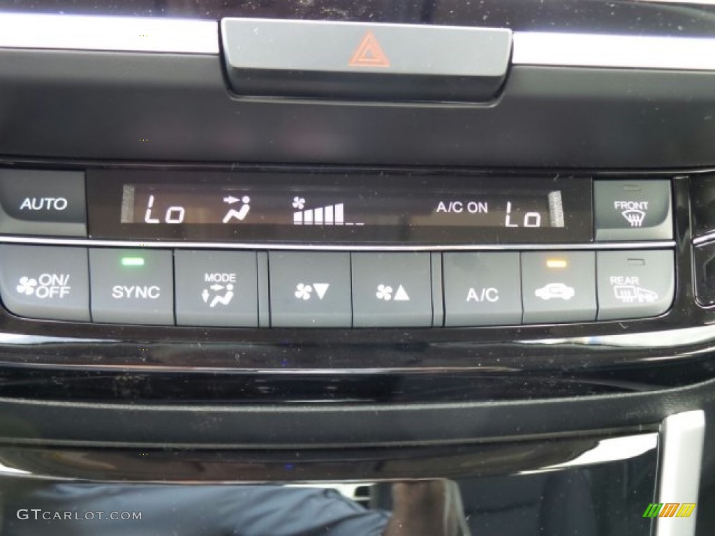 2017 Accord Hybrid Touring Sedan - Mandarin Gold Metallic / Black photo #33