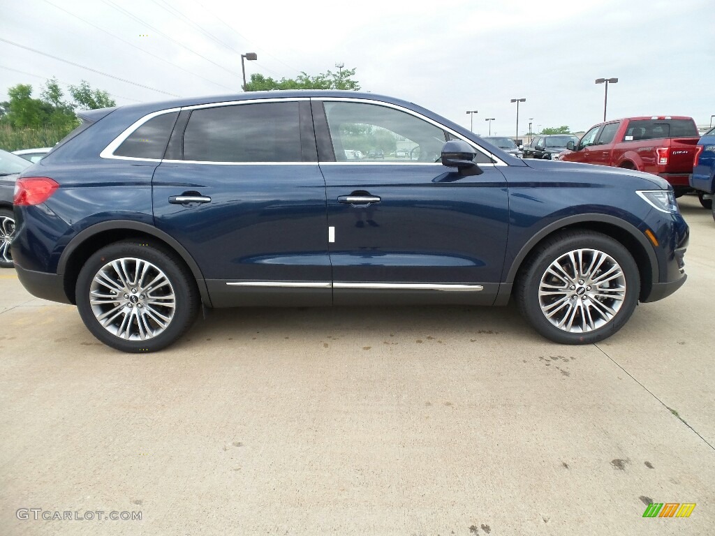 Midnight Sapphire Blue 2017 Lincoln MKX Reserve AWD Exterior Photo #121061007