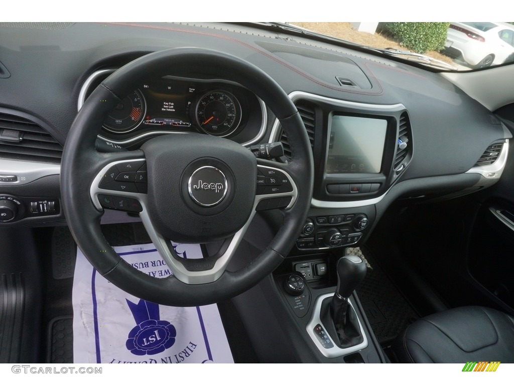 2015 Cherokee Trailhawk 4x4 - Anvil / Trailhawk Black photo #11