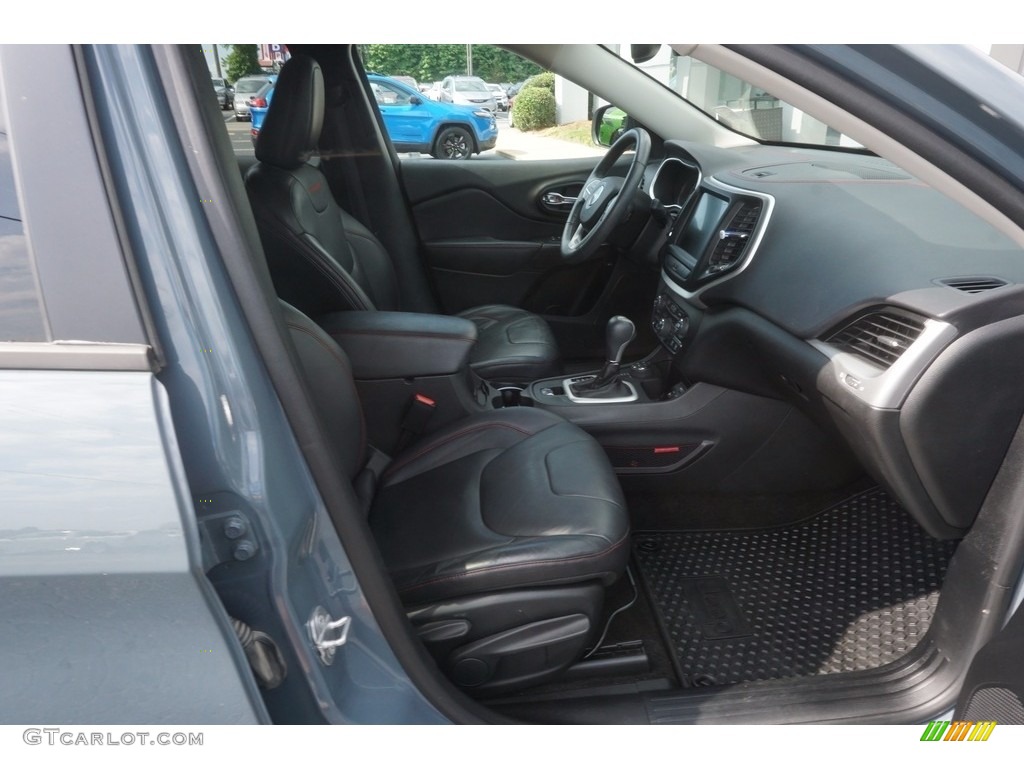 2015 Cherokee Trailhawk 4x4 - Anvil / Trailhawk Black photo #21