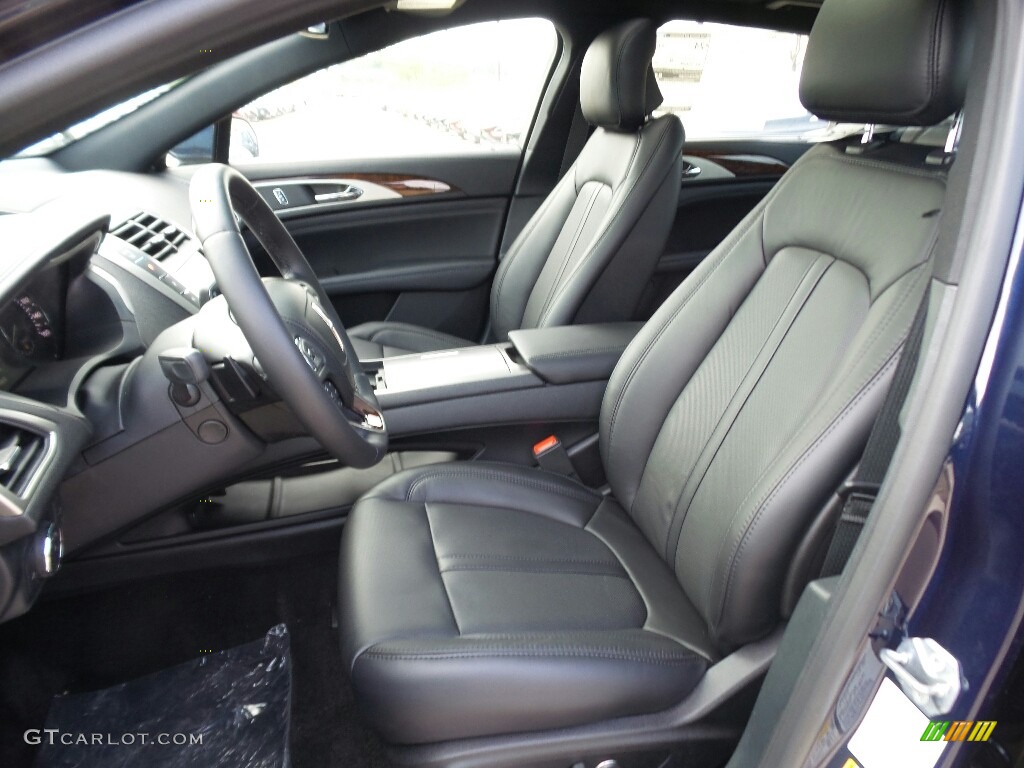 Ebony Interior 2017 Lincoln MKZ Reserve Photo #121062282