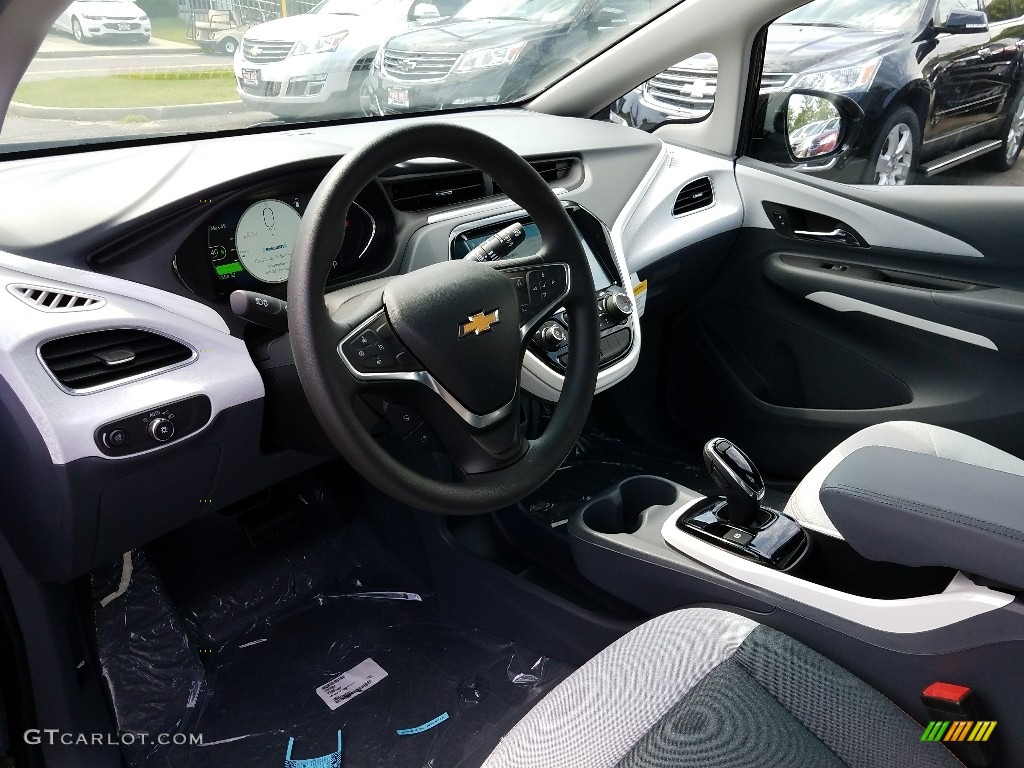 Dark Galvanized/­Sky Cool Gray Interior 2017 Chevrolet Bolt EV LT Photo #121062765