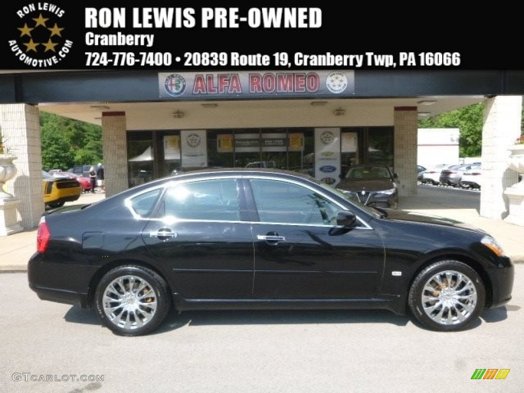 2007 M 35x Sedan - Black Obsidian / Graphite photo #1