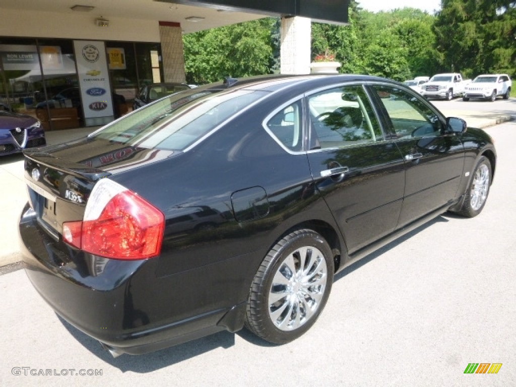 2007 M 35x Sedan - Black Obsidian / Graphite photo #2