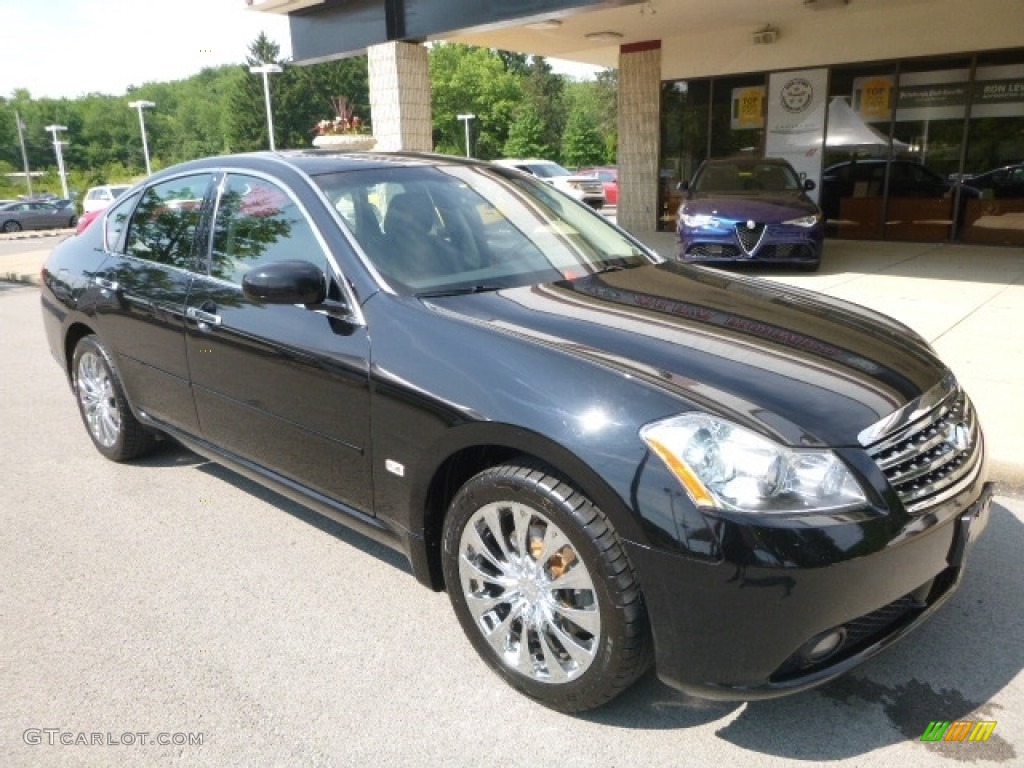 2007 M 35x Sedan - Black Obsidian / Graphite photo #3
