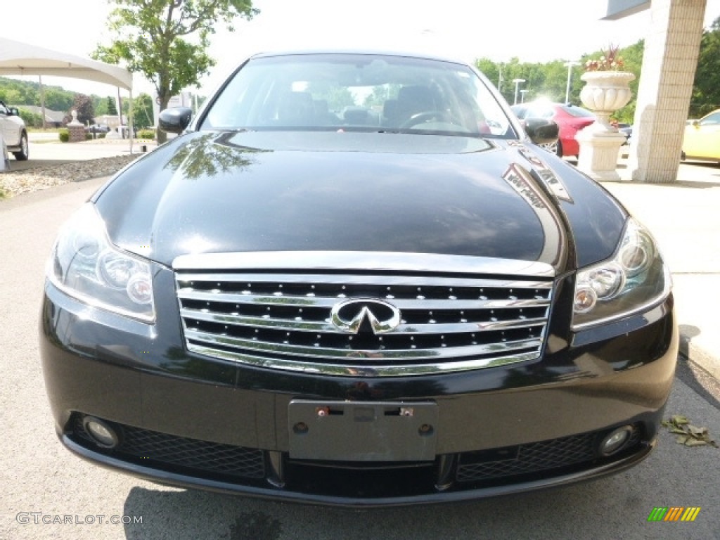 2007 M 35x Sedan - Black Obsidian / Graphite photo #4