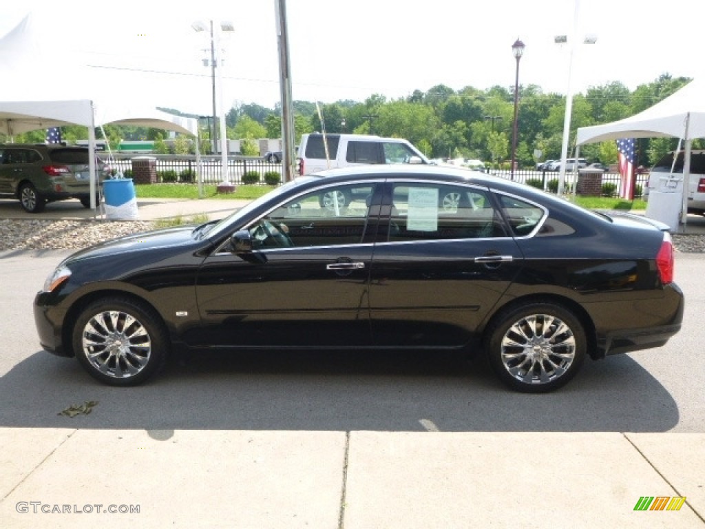 2007 M 35x Sedan - Black Obsidian / Graphite photo #6