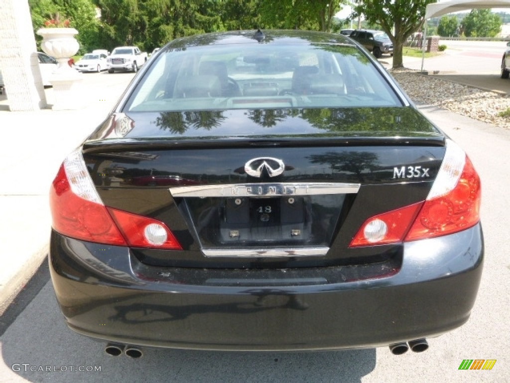 2007 M 35x Sedan - Black Obsidian / Graphite photo #8